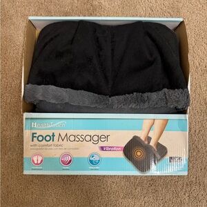 HealthTouch Black and Gray Foot Massager